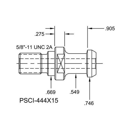 Tj Davies Co Coolant Through Retention Knob PSCI-444X15